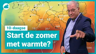 10-daagse: mogelijk een warm begin van de zomer?