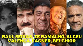 RAUL SEIXAS, ZE RAMALHO, ALCEU VALENÇA, FAGNER, BELCHIOR