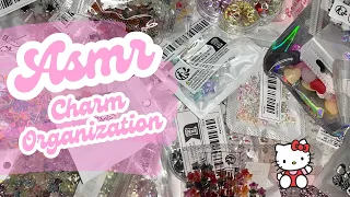 ASMR | Organize Nail Charms with Me 💜✨