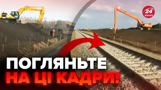 🤯Залізниця Путіна до КРИМУ – спливли ШОКУЮЧІ деталі. Тягнеться КІЛОМЕТРАМИ. Ворог задумав СТРАШНЕ