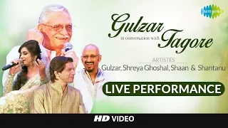 Live Event | Gulzar in conversation with Tagore | Gulzar, Shaan, Shreya, Shantanu