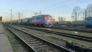 Tren de marfa GFR trece prin Suceava cu DA1522 - 13.03.2023