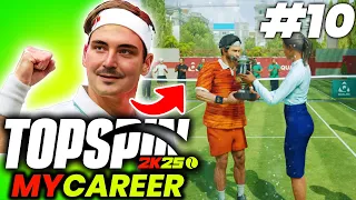 Let’s Play Top Spin 2K25 Career Mode | MyCareer #10 | ANOTHER TOURNAMENT WIN?! | First Impressions