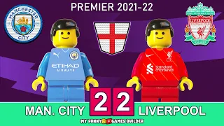 Manchester City vs Liverpool 2-2 • Premier 2022 • All Goals & Extended Highlights in Lego Football