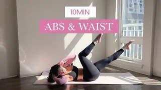 15MIN Hourglass Abs & Waist Pilates // toned abs + defined waist // all level friendly