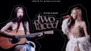 [Play 2X Speed/VIETSUB] JENNIE & ROSÉ - 'TWO FACED' (Color Coded Lyrics - English version)