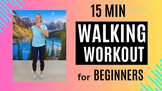 15 Minute Walk at Home Workout | Walking Exercise for Weight Loss