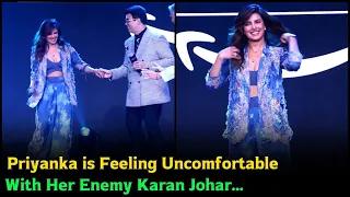 Priyanka is Feeling Uncomfortable with Her Enemy Karan Johar