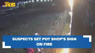 Tacoma pot shop set on fire 1 day after 'homemade bomb' was left on doorstep