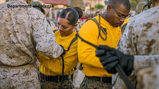 Female recruits begin regular training in San Diego
