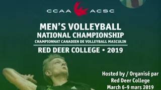 2019 CCAA Men's Volleyball Championship Highlights - Fanshawe vs. Red Deer