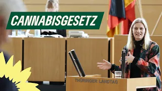 Madeleine Henfling zum Cannabisgesetz | 14.03.2024 #plenumth