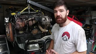 How To Remove a 1KZ-TE At Home By Yourself | 1KZ HILUX REBUILD EP02