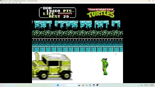 (NES) Teenage Mutant Ninja Turtles II - The Arcade Game (USA) Start with 30 lives