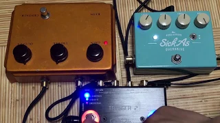 KLON Centaur vs Bondi Effects Sick As Overdrive MK2 【魔法の箱研究所】