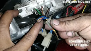 Cara Merubah Jalur Kabel Arus Ace Menjadi Dc Lampu Utama Depan Dan Senja Yamaha Mio,Fino,Jupiter.