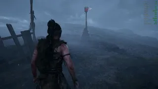 Senua's Saga Hellblade 2 frame generation at 1440p comparison