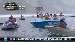 Gabriel Medina vs. Bede Durbidge - Semifinals - 2014 Billabong Pro Tahiti