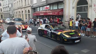 Supercars arriving at Old Town of Sarajevo (OneLife Rally) pt3