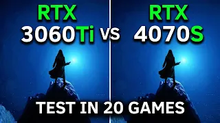 RTX 3060 Ti vs RTX 4070 SUPER | Test In 20 Games at 1440p | 2024