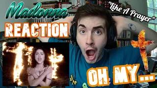 Madonna - Like A Prayer (Official Video) REACTION! | Madonna Monday