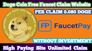 Free Dogecoin  faucet Claim Site//