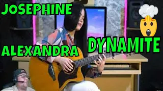 JOSEPHINE ALEXANDRA (BTS) Dynamite - Fingerstyle Guitar Cover | REACTION