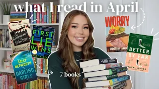 what I read in April *new releases, popular books*