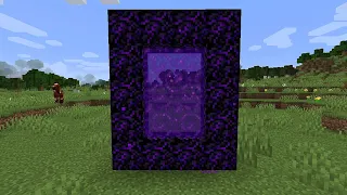 Crying Obsidian Nether Portal in Minecraft Snapshot 20w09a