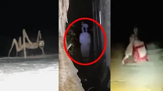 5 Encuentros Paranormales Captados En Cámara | VIDEOS DE TERROR (VOL. 2)