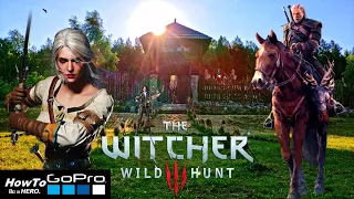 The Witcher 3 Relaxing Music for sleep and study Sunrise Stronghold Real Video GoPro