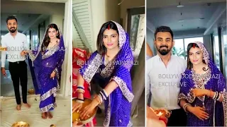 Sunil Shetty Daughter Athiya Shetty's Grand Greh Prabesh and Welcome at Sasural Family with KL Rahul