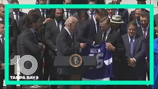 Lightning celebrate back-to-back Stanley Cup wins with White House ceremony
