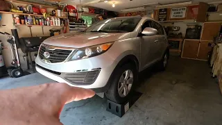 Kia Sportage Oil Change and Air filter DO IT YOURSELF DIY - 2012 2.4 Engine