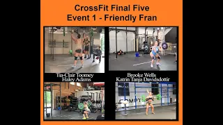 2020 CrossFit Games Womens Event 1 Final Five