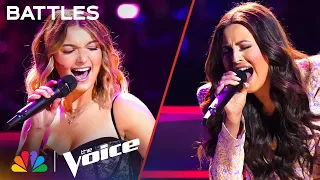 Holly Brand vs. Katie Beth Forakis on Ingrid Andress' "Lady Like" | The Voice Battles | NBC