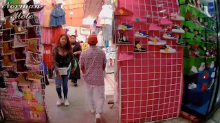 Recorrido por el tianguis del municipio de los Reyes la Paz y precios de tenis clones Jordan y Nike.