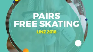 Junior Pairs Victory Ceremony | Linz 2018