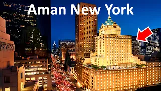 Aman New York, Most Expensive Hotel in Manhattan, NYC (full tour & review）