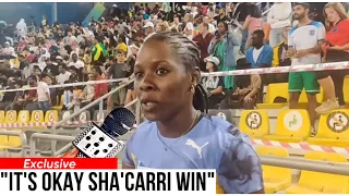 OMG!! Shericka Jackson SPEAKS OUT After Loosing To Sha'Carri