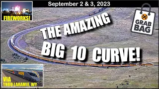 THE AMAZING BIG 10 CURVE! FIREWORKS, VIA THRU LARAMIE, WY!