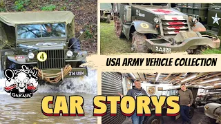 Rare USA Army Vehicle Collection | Exploring 1940s Military Classics | Old Skull Garage