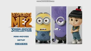 Despicable Me 2: 3 Mini-Movie Collection DVD Menu Walkthrough