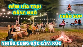 Quang Linh Vlogs || Đêm Cuối Cùng Đốt Lửa Trại Của Anh Em Team Việt Phi Nhiều Cung Bậc Cảm Xúc