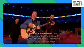 Jack Whitehall performs a BRITs sea shanty with Nathan Evans & The Wellermen | The BRIT Awards 2021