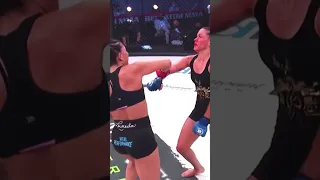 Alejandra Lara Vs Taylor Turner on Bloody Sport MMA #shorts #shortvideo