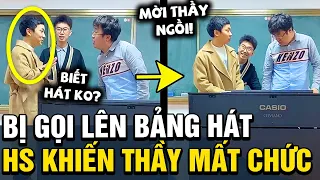 Vô tình bị thầy GỌI LÊN BẢNG HÁT, cậu học sinh cất giọng ca khiến thầy giáo BAY MẤT GHẾ | TÁM TV