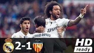 Real Madrid vs Valencia 2 1 All Goals & Extended Highlights La Liga 29 04 2017 HD