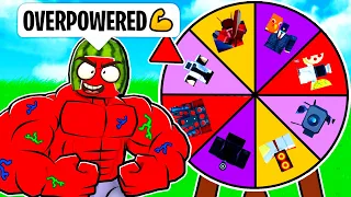 The WHEEL Chooses OVERPOWERED TEAM In Toilet Tower Defense