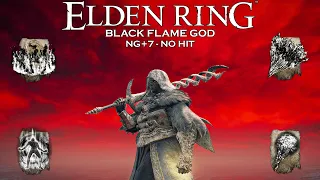 Elden Ring - BLACK FLAME GOD VS End Bosses (Solo, No Hit, NG+7)